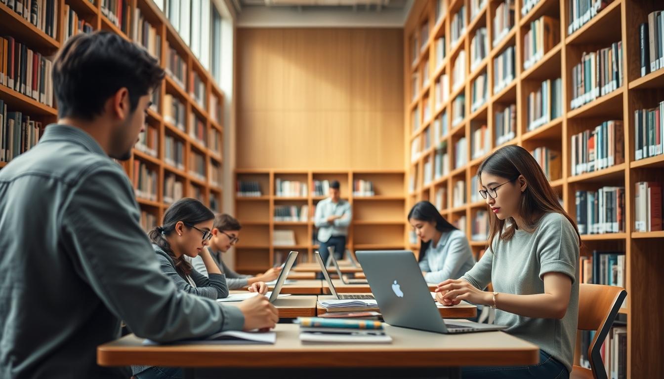 Students and educational resources in a modern learning environment